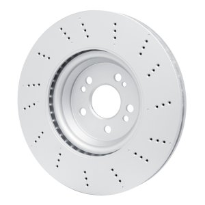 Mercedes-Benz GLE350 Brake Rotor (1) - Front - R1 Concepts - Drilled GeoSPEC Coated - `20-`23